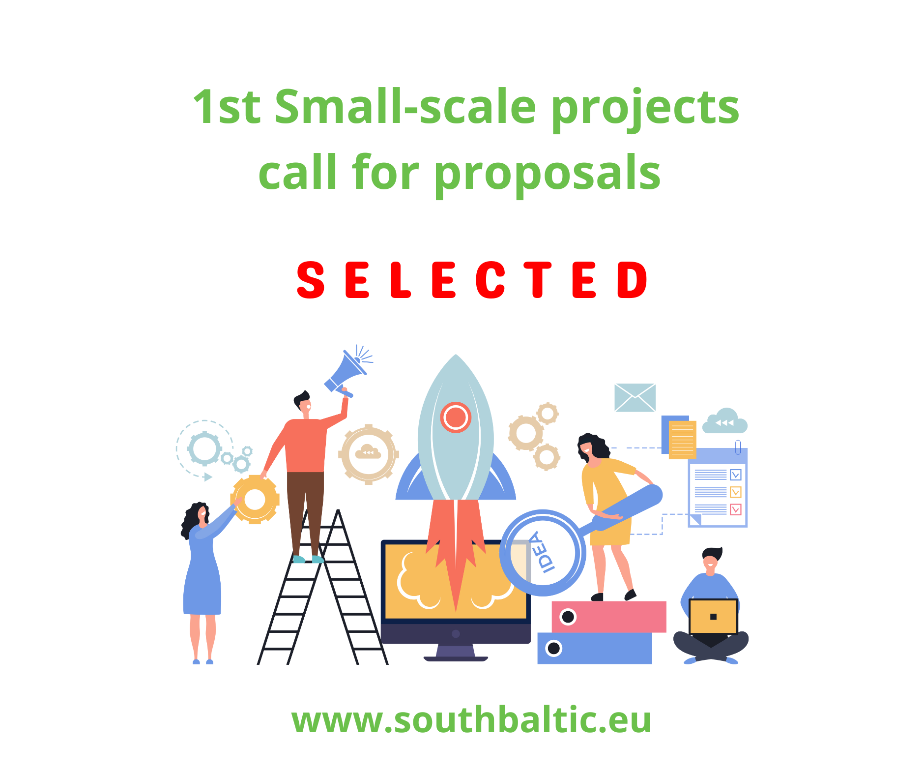Projects from the 1st Small-scale call for proposals selected for funding by the Monitoring Committee