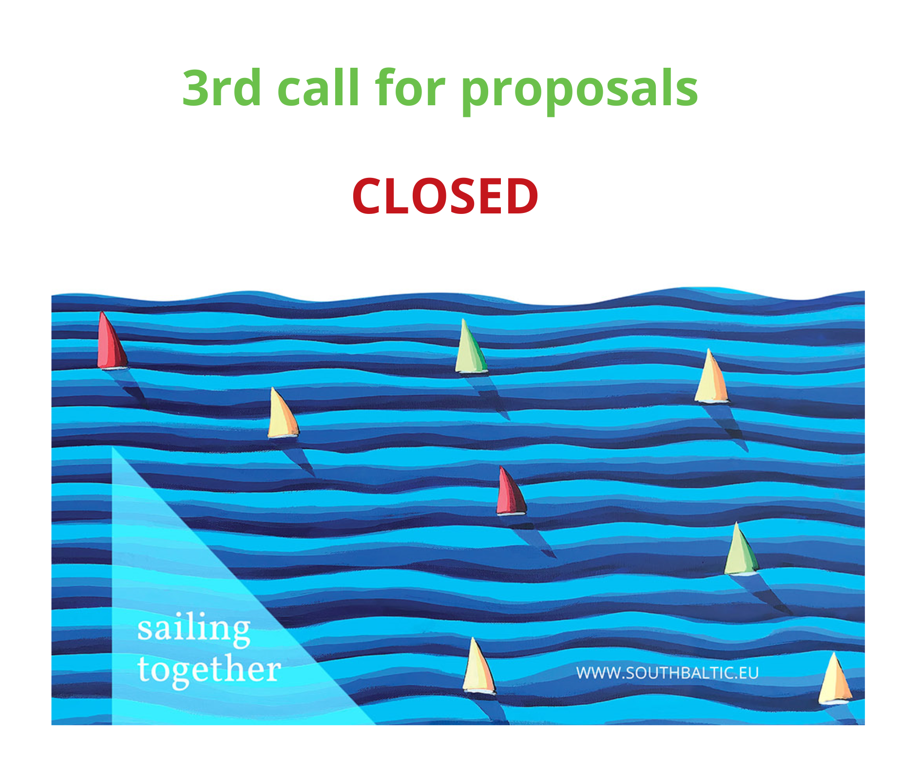 The 3rd call for proposals is closed