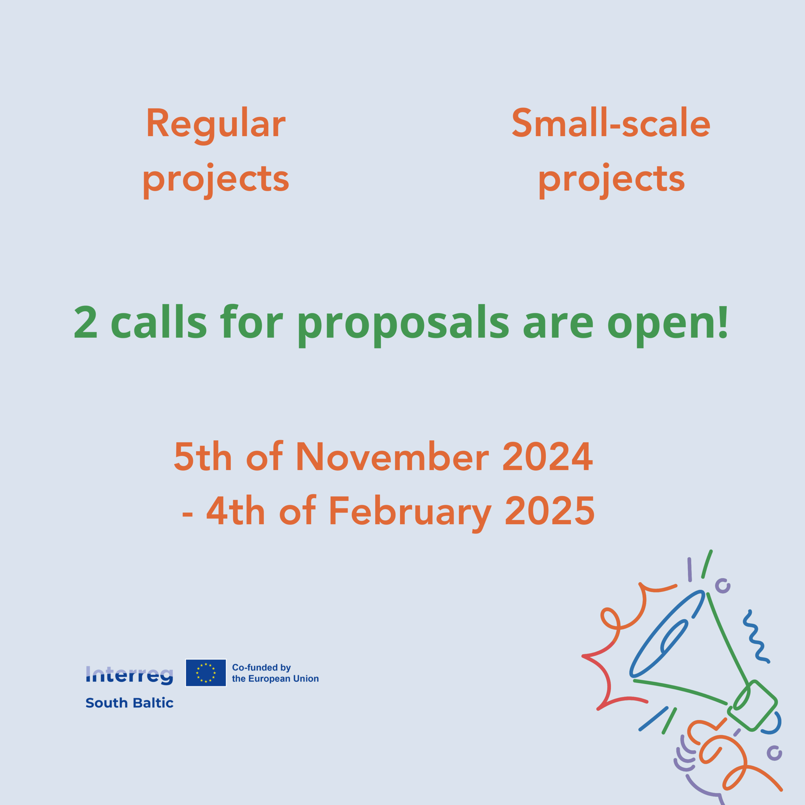 The 4th call for regular projects and the 2nd Small-scale projects call under ISBP 2021-2027 are open! Sign up for Partner search event and individual project consultations