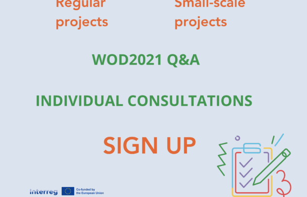  The 4th regular projects and 2nd Small-scale projects calls: sign up for WOD2021 online Q&A and individual consultations