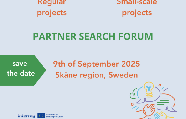  Save the Date for the Interreg South Baltic Partner Search Forum