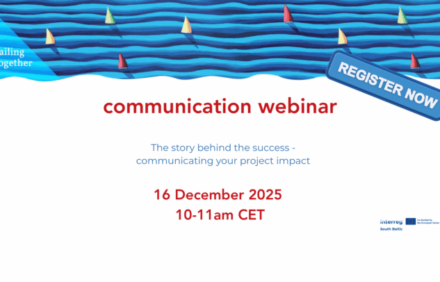  Register for the Interreg South Baltic Programme communication webinar