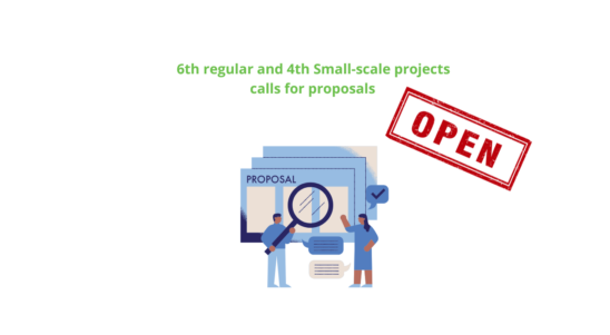 The 6th regular and 4th small-scale projects calls are open