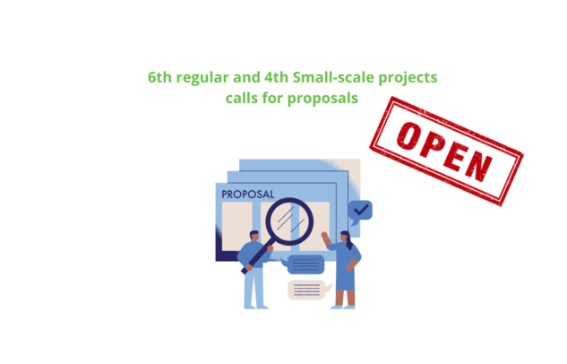  The 6th regular and 4th small-scale projects calls are open